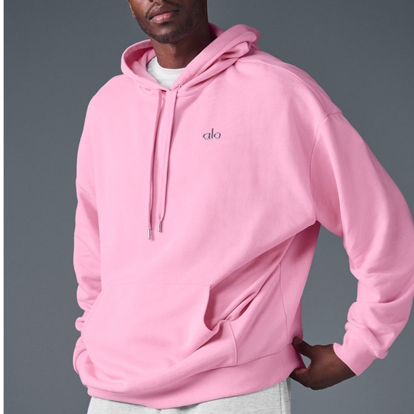 ALO Yoga Pink Hoodie - Picture 1 of 5